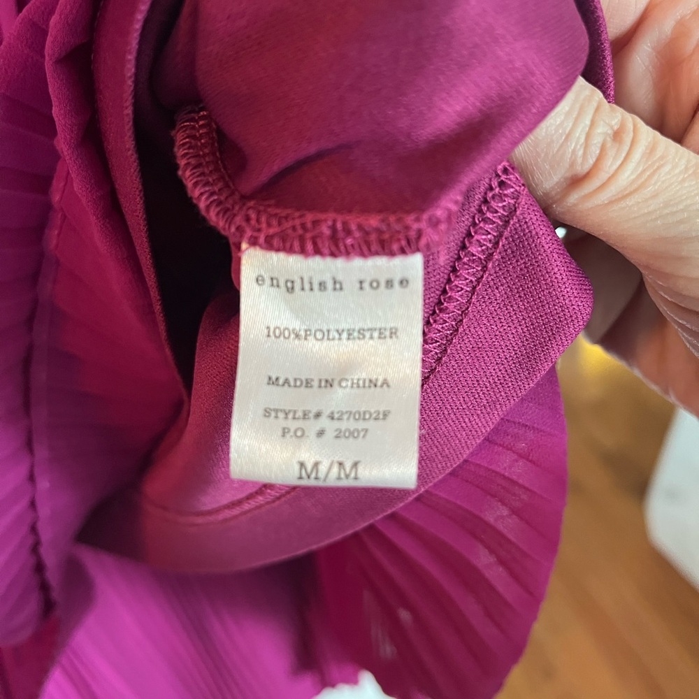 Coveted Clothing Lace Trim High-Low Dress - Picture 4 of 4